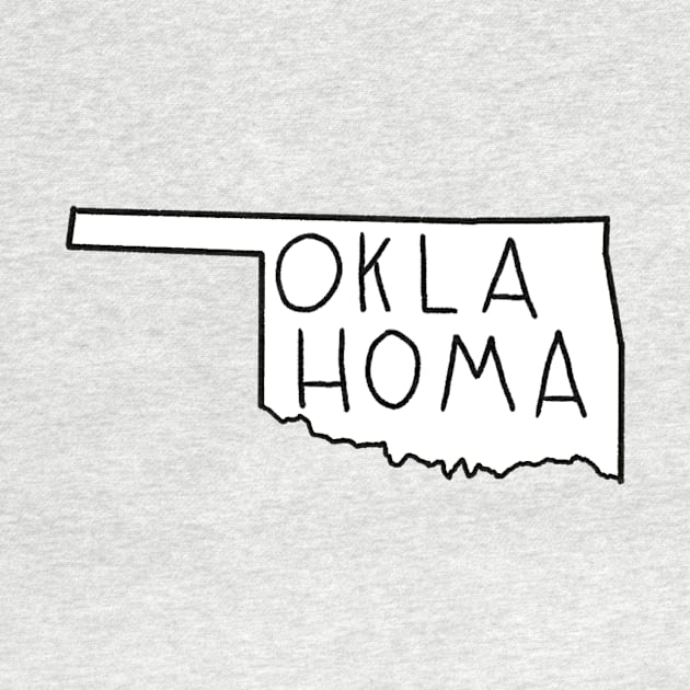 The State of Oklahoma - No Color by loudestkitten